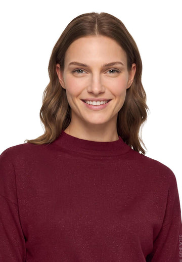 Betty Barclay Knit jumper Maroon View 1 - Papena UK
