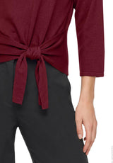 Betty Barclay Knit jumper Maroon View 2 - Papena UK