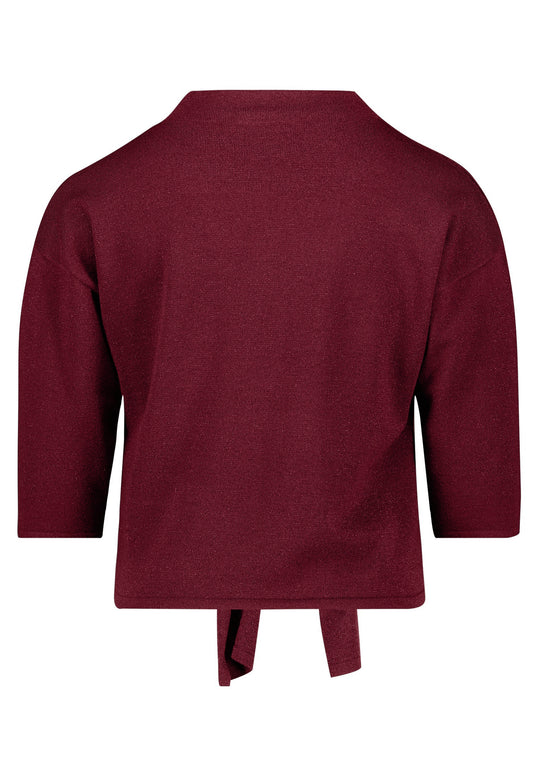 Betty Barclay Knit jumper Maroon View 4 - Papena UK