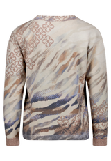 Betty Barclay Sweater 5499/2039 Beige/Blue