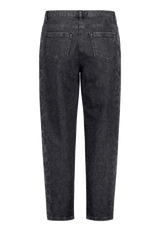 mit Leoprint Barrel Jeans Dark Grey FR