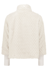 Plüschjacke  mit Knöpfen Pastel Sand FR