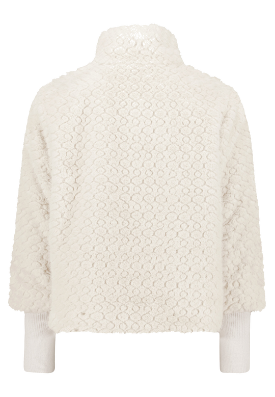 Plüschjacke  mit Knöpfen Pastel Sand FR