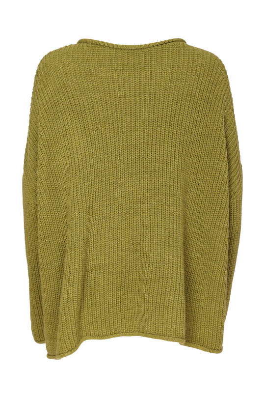 Naya Knitwear NAW26261 - Avocado/Black - 2