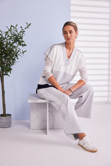 Naya Top NPA26249 - Silver/French Blue - 4
