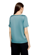 Schlupfbluse mit Rundhalsausschnitt Smoky Mint (Rauchblau) R