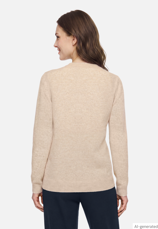 Betty Barclay Cashmere sweater with stand-up collar | 52208316