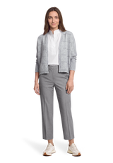 Feinstrickjacke mit Pailletten Light Silver / Melange VH