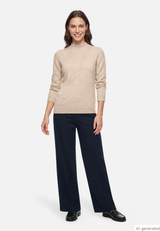 Betty Barclay Cashmere sweater with stand-up collar | 52208316