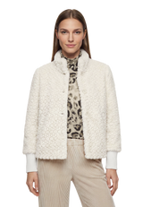 Plüschjacke  mit Knöpfen Pastel Sand V