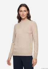 Betty Barclay Cashmere sweater with stand-up collar | 52208316