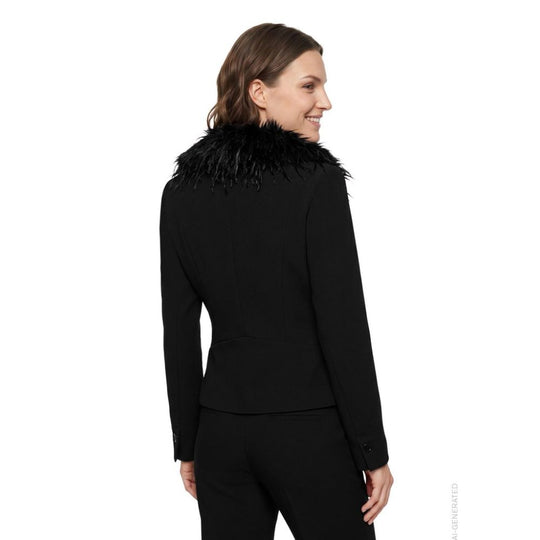 Betty Barclay Jacket Black View 4 - Papena UK